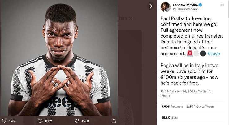 Paul Pogba bỏ về Juventus, Man United mất th&ecirc;m 3,8 triệu bảng cho kẻ v&ocirc; ơn - Ảnh 2.