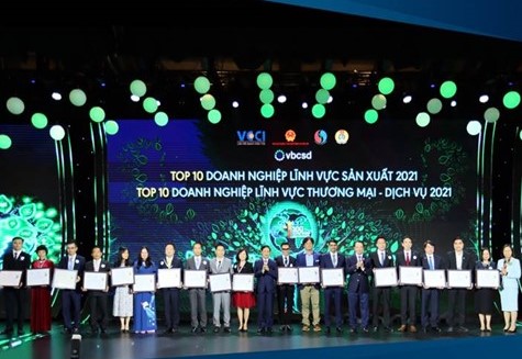 Tập đoàn BRG được vinh danh Top 10 doanh nghiệp phát triển bền vững Việt Nam 2021