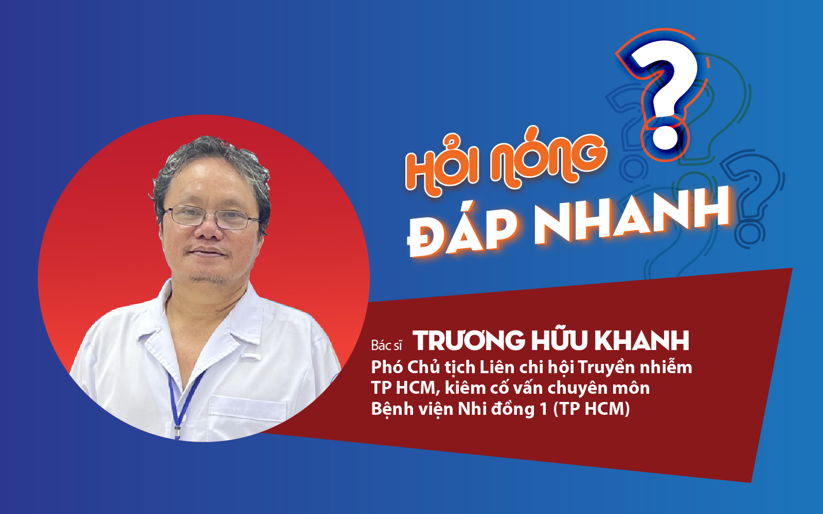 Bác sĩ Trương Hữu Khanh: Có nên tự mua test nhanh sốt xuất huyết để sử dụng tại nhà?