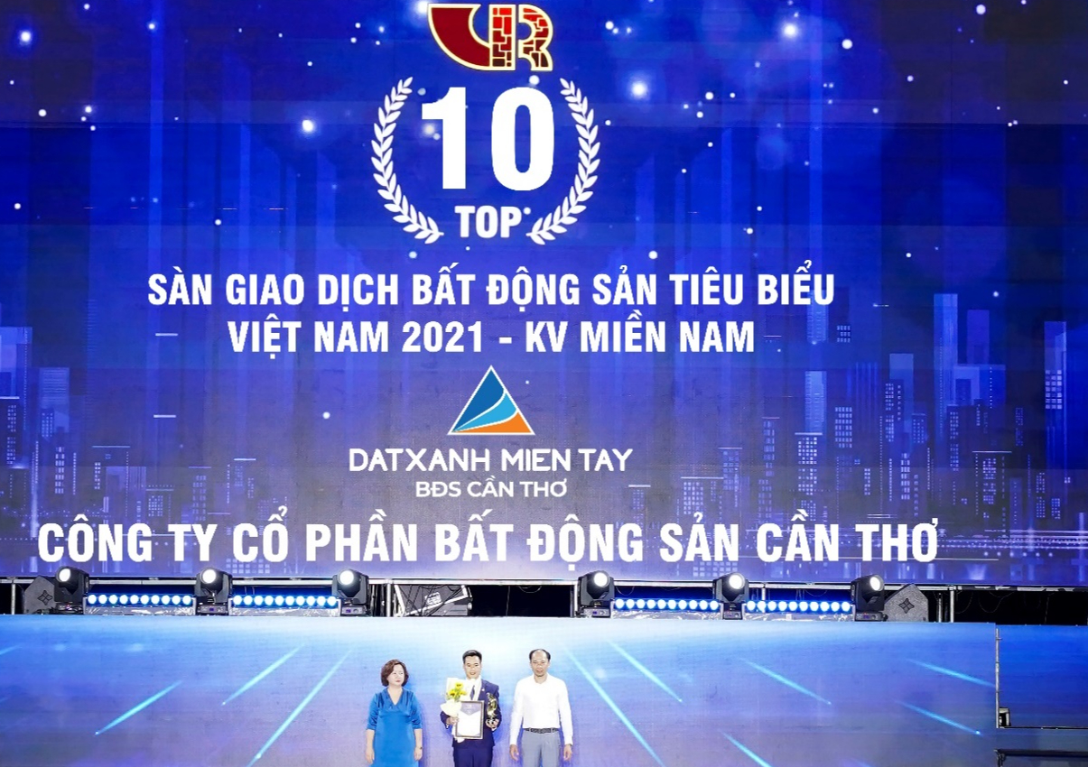 Công ty CP Bất động sản Cần Thơ được vinh danh tốp 10 sàn giao dịch BĐS