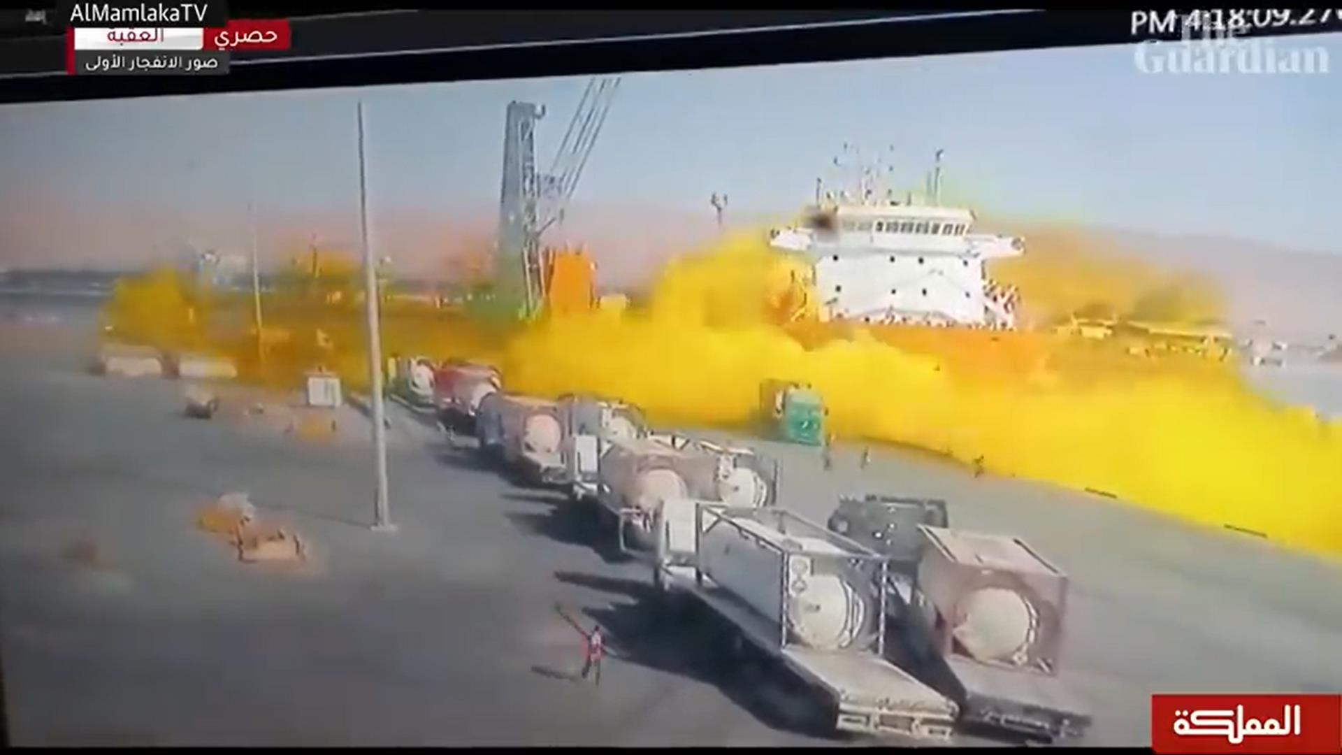 Jordan: Vỡ bồn chứa khí độc, hàng trăm người thương vong