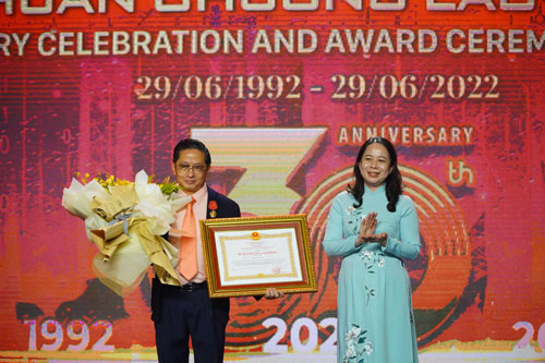 Tập đoàn CT GROUP nhận Huân chương Lao động hạng Nhất