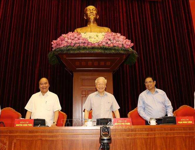Tổng B&iacute; thư chủ tr&igrave; Hội nghị tổng kết 10 năm c&ocirc;ng t&aacute;c ph&ograve;ng, chống tham nhũng, ti&ecirc;u cực - Ảnh 2.