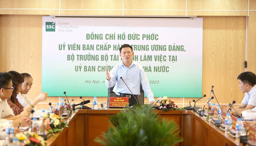 Bộ trưởng Hồ Đức Phớc yêu cầu Uỷ ban Chứng khoán kiện toàn bộ máy lãnh đạo