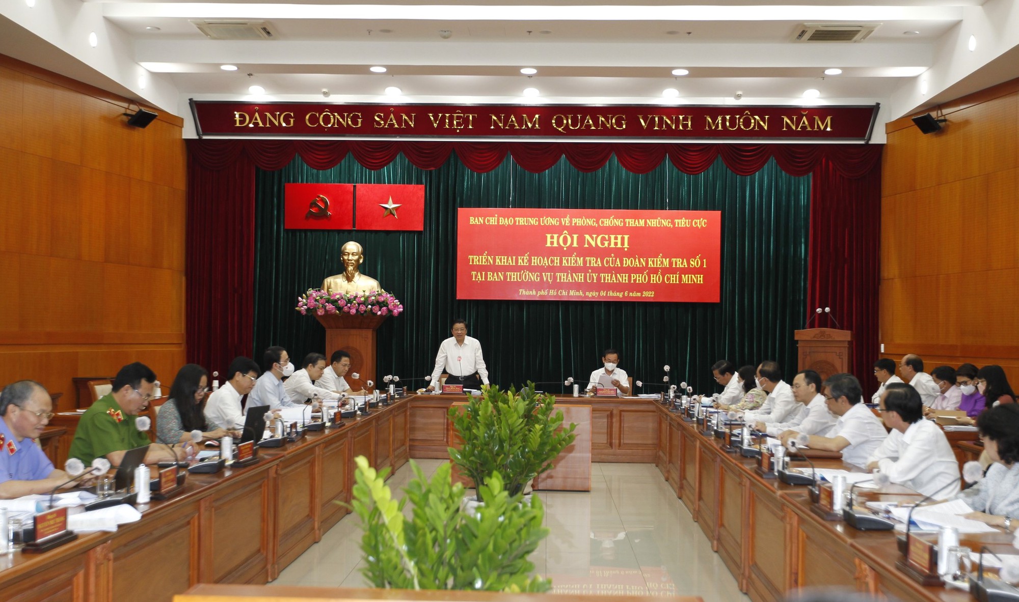 Kiểm tra phòng, chống tham nhũng, tiêu cực tại TP HCM