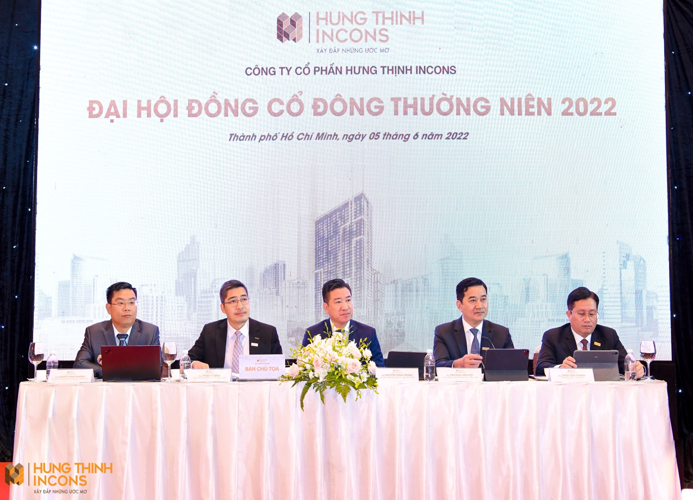 Đại hội cổ đông thường niên Hưng Thịnh Incons đồng thuận mục tiêu tăng trưởng - Ảnh 2.