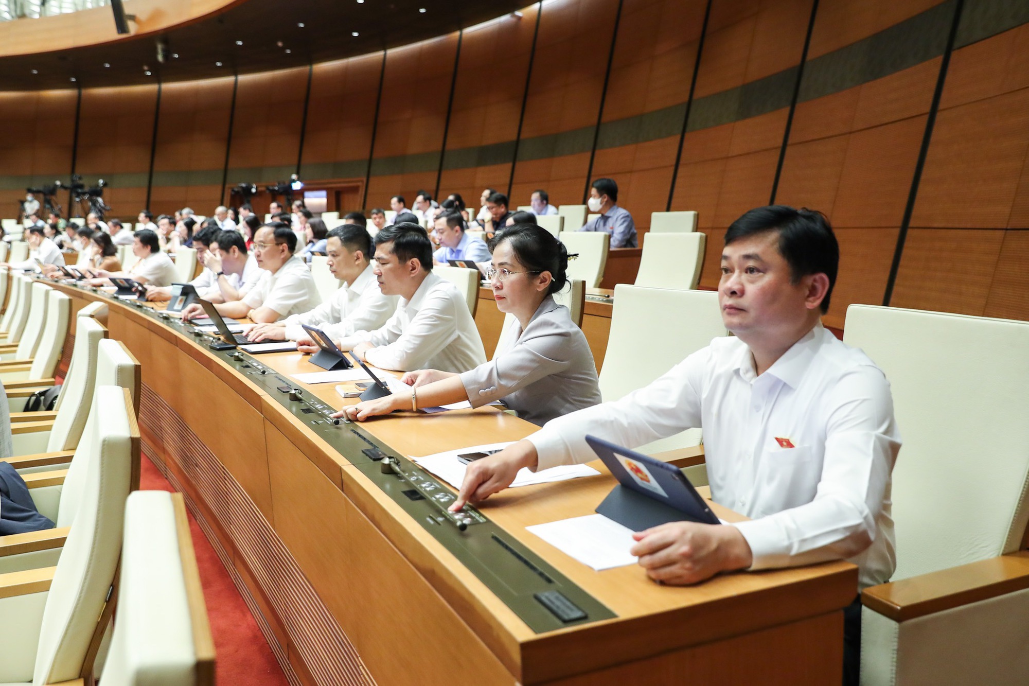 Quốc hội tiến h&agrave;nh b&atilde;i nhiệm đại biểu Quốc hội đối với &ocirc;ng Nguyễn Thanh Long - Ảnh 1.