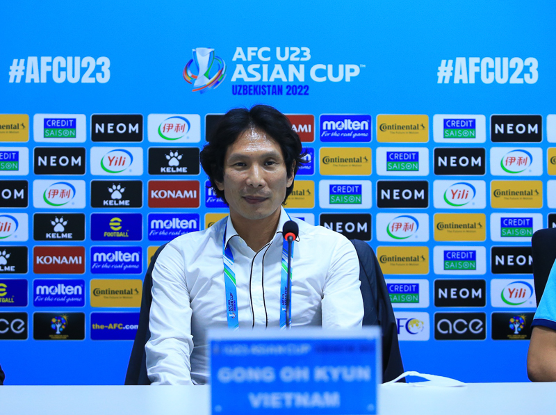HLV Gong Oh-kyun n&oacute;i g&igrave; sau khi U23 Việt Nam v&agrave;o tứ kết Giải U23 ch&acirc;u &Aacute;? - Ảnh 1.