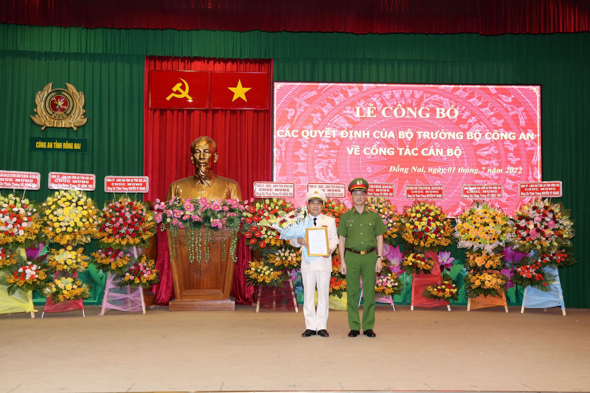 Thiếu tướng Nguyễn Sỹ Quang l&agrave;m gi&aacute;m đốc C&ocirc;ng an tỉnh Đồng Nai - Ảnh 1.