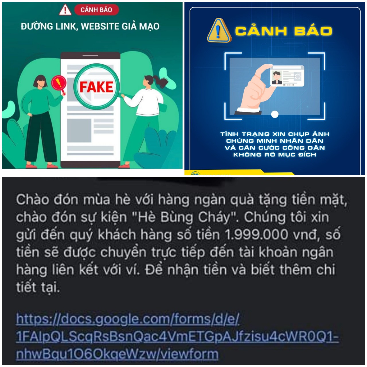 Cảnh báo trò lừa trúng thưởng tiền mặt, chọn tài khoản số đẹp