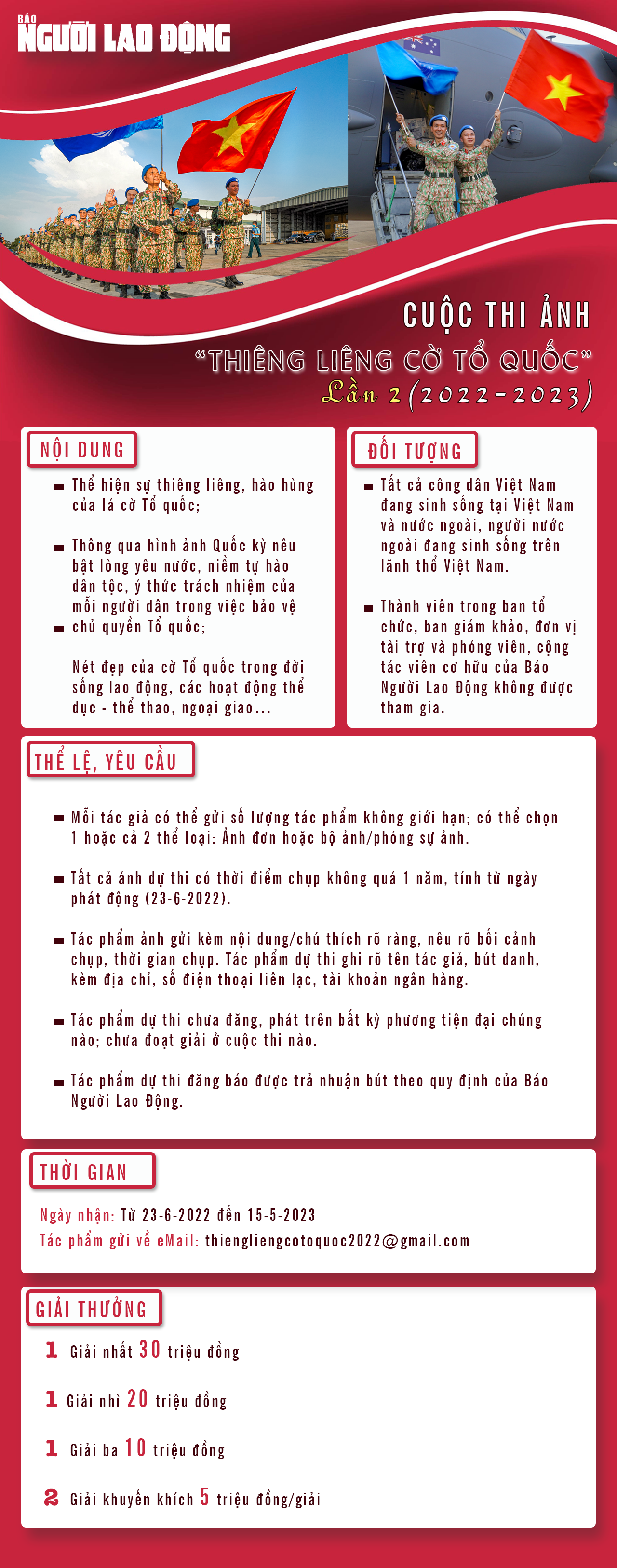Mời bạn đọc tham gia cuộc thi ảnh Thiêng liêng cờ Tổ quốc - Ảnh 1.