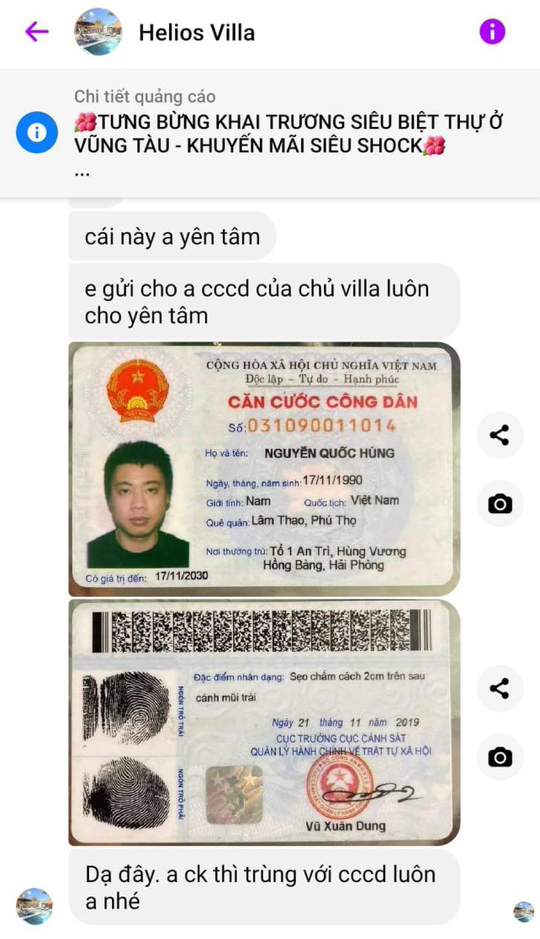 Công an vào cuộc vụ lừa đảo "biệt thự ma" Helios Villa Vũng Tàu