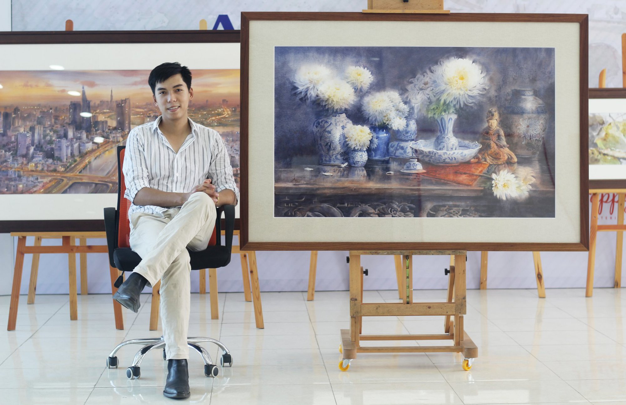 Bức tranh G&oacute;c khu&ecirc; ph&ograve;ng của họa sĩ Đo&agrave;n Quốc bị kiện đạo &yacute; tưởng - Ảnh 3.