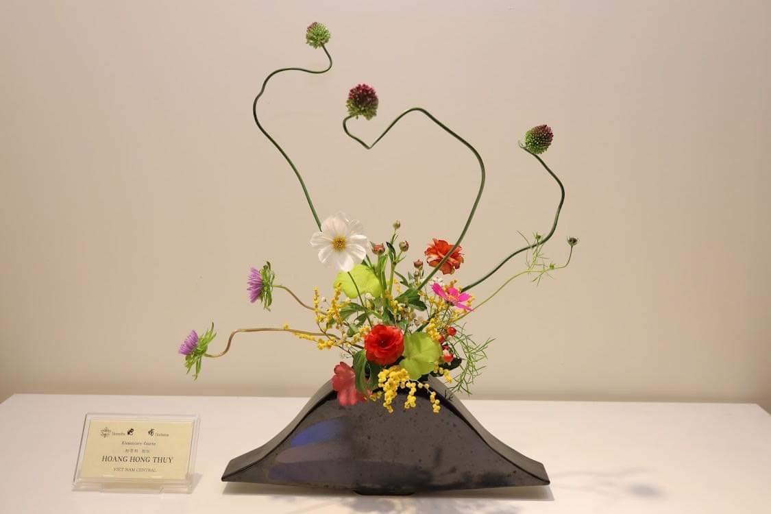 Triển lãm hoa đạo Ikebana Nhật Bản đang diễn ra tại TP HCM