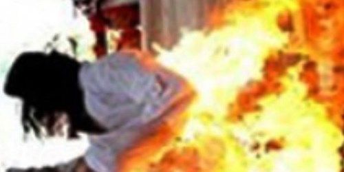 Biên Hòa: Đổ xăng lên người mình và em chồng rồi châm lửa