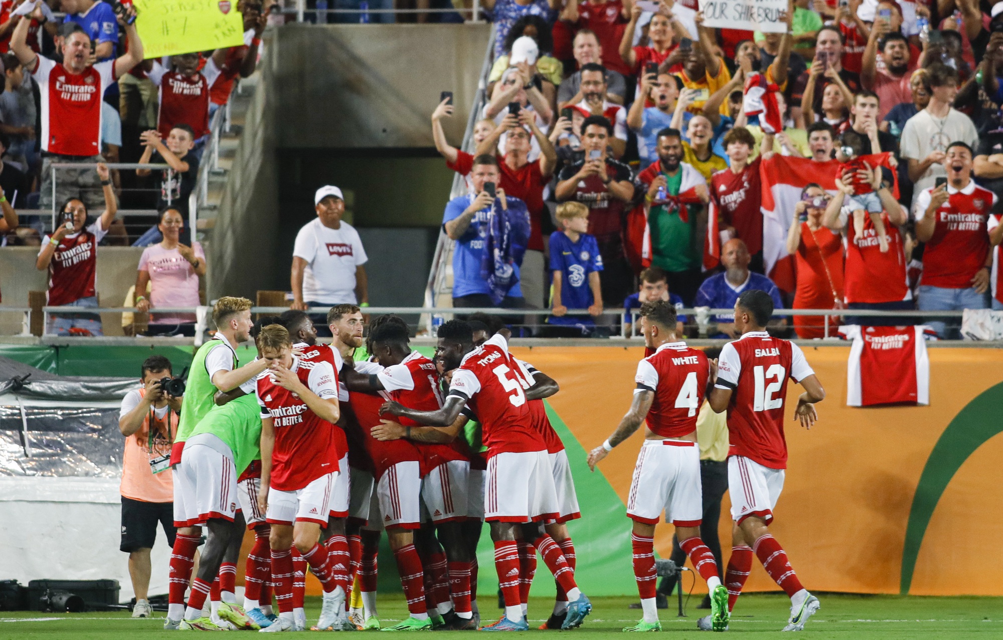 Arsenal thắng vùi dập Chelsea, kinh hoàng derby London trên đất Mỹ - Ảnh 6.