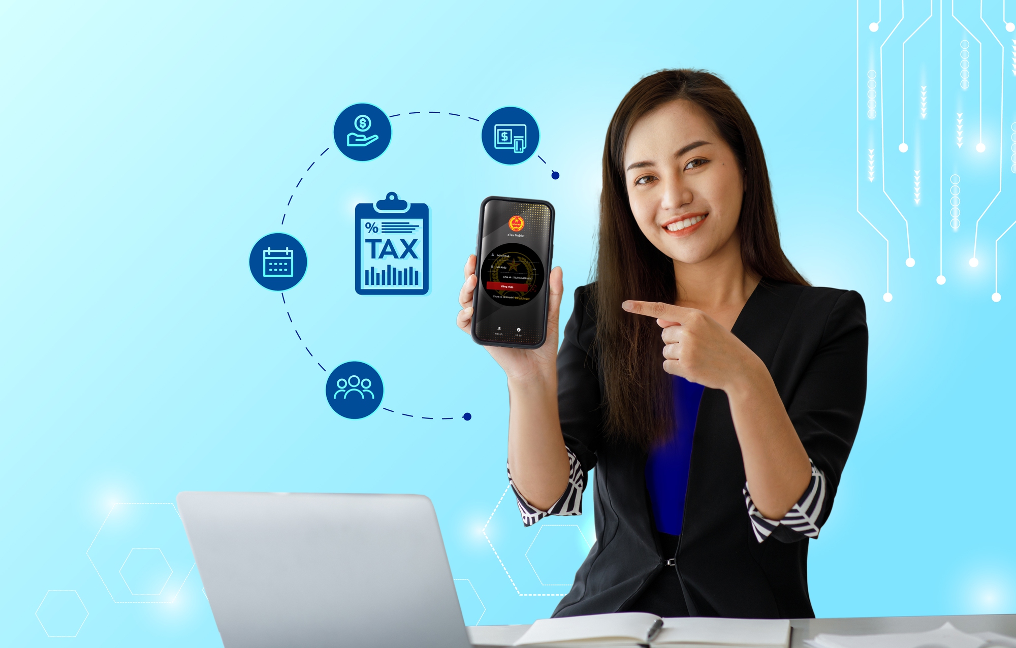 ACB kết nối xác thực tài khoản với cơ quan thuế