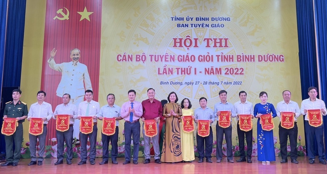 Bình Dương: Hội thi dành cho cán bộ làm công tác tuyên giáo - Ảnh 1.