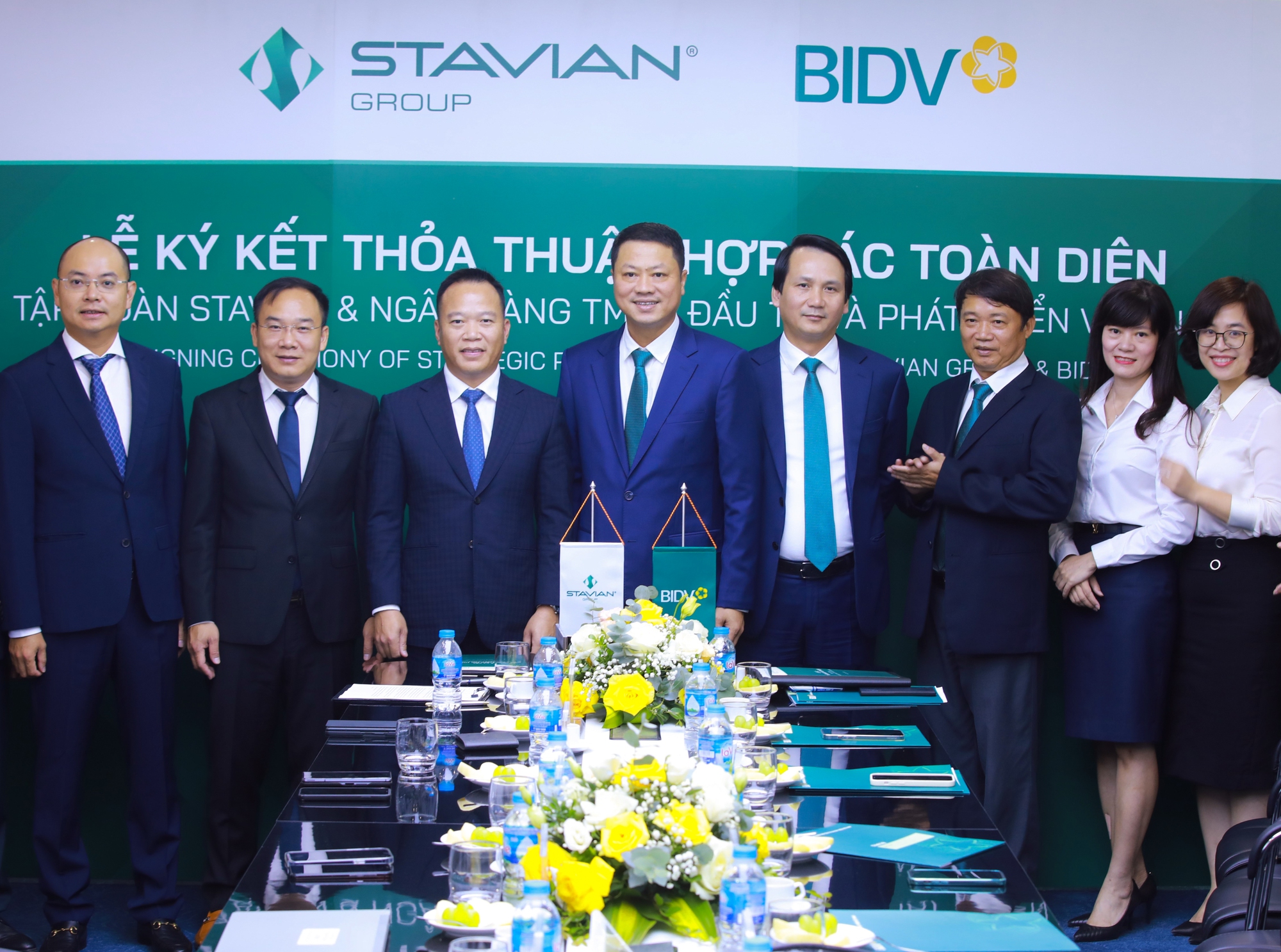 BIDV và Tập đoàn Stavian ký kết Thỏa thuận hợp tác toàn diện