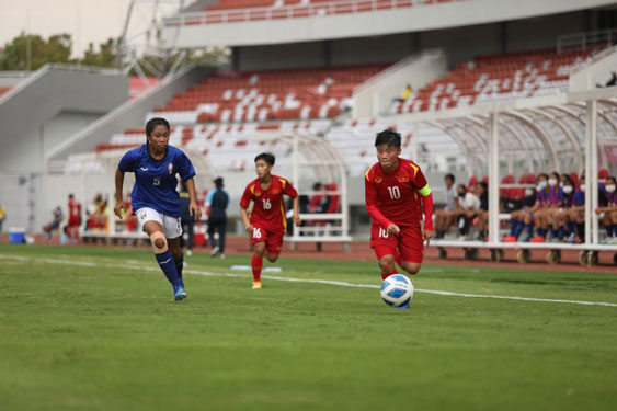 Tuyển Việt Nam vào bán kết Giải U18 Nữ Đông Nam Á