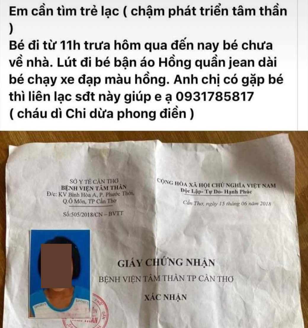 Bị rối loạn t&acirc;m thần, b&eacute; g&aacute;i 13 tuổi đi lạc hơn 200km - Ảnh 2.