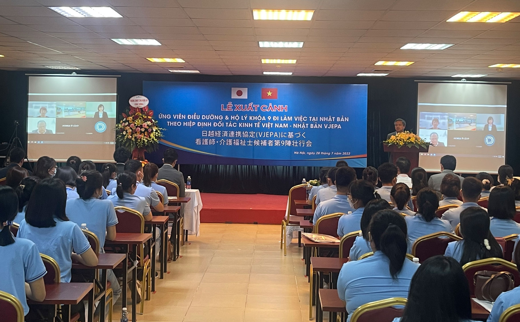 7 tháng đầu năm 2022, đưa 56.863 lao động đi làm việc ở nước ngoài