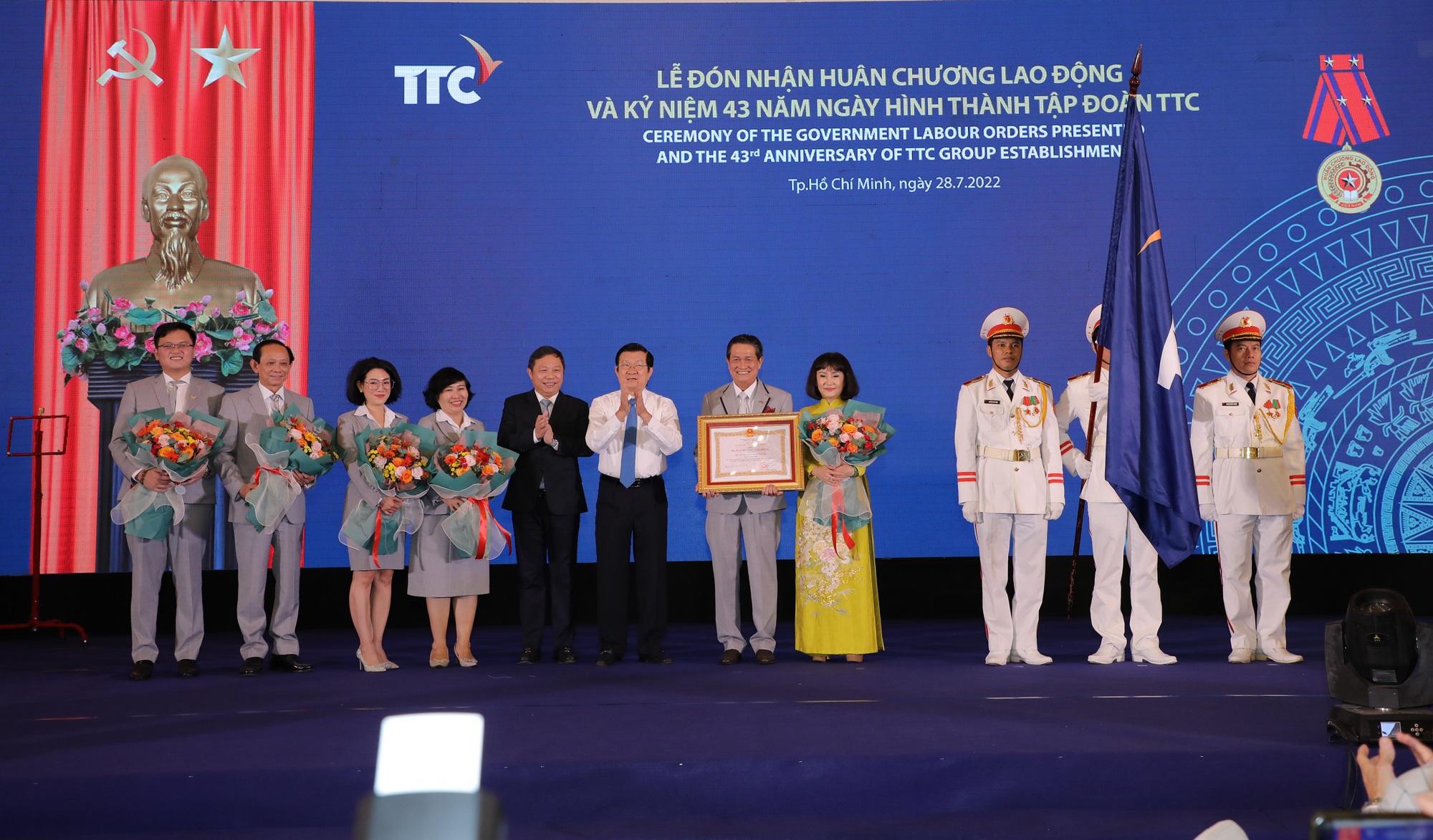 Tập đoàn TTC vinh dự đón nhận huân chương lao động cao quý