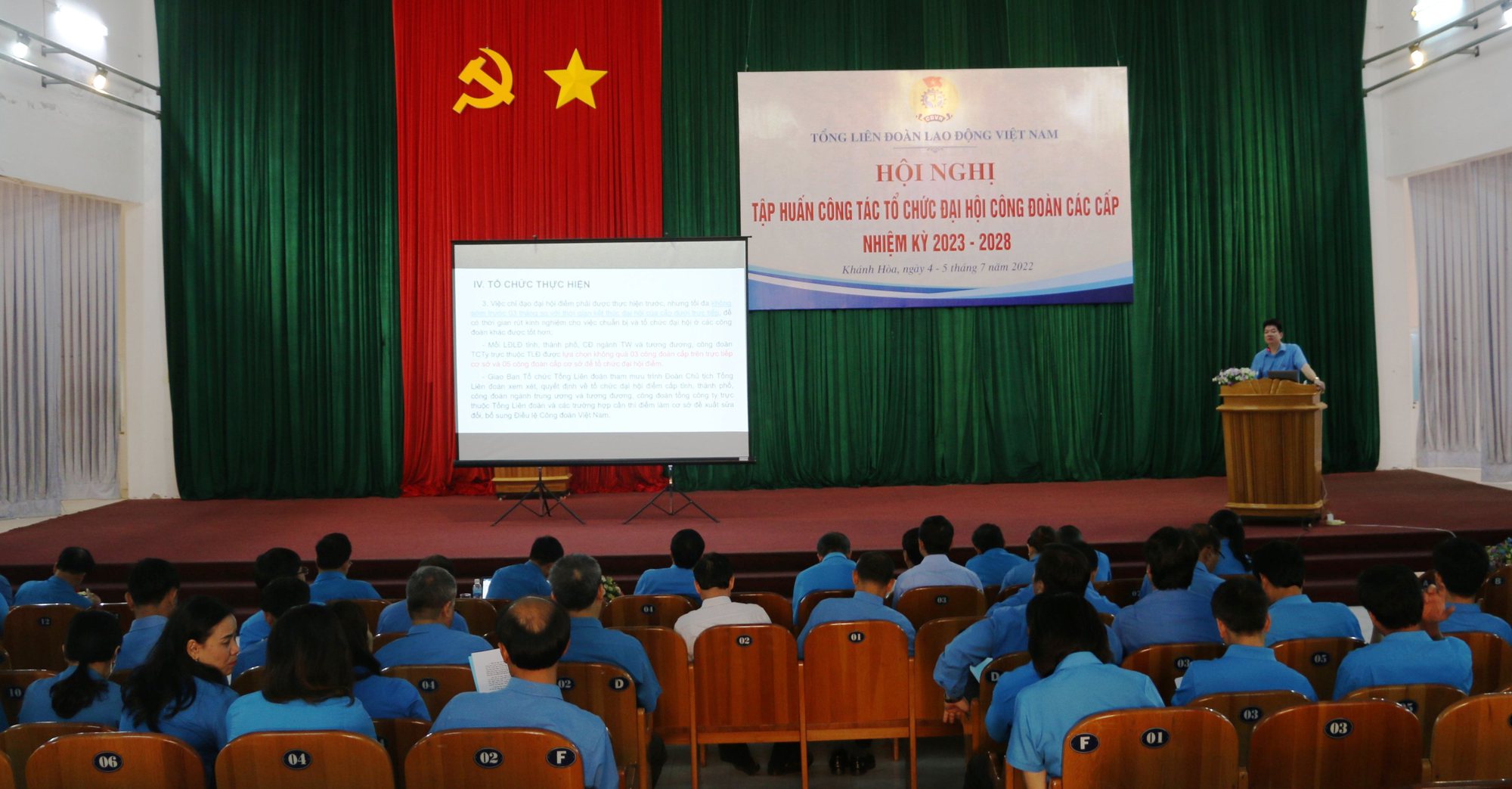 Tập huấn tổ chức đại hội Công đoàn khu vực miền Trung - Tây Nguyên