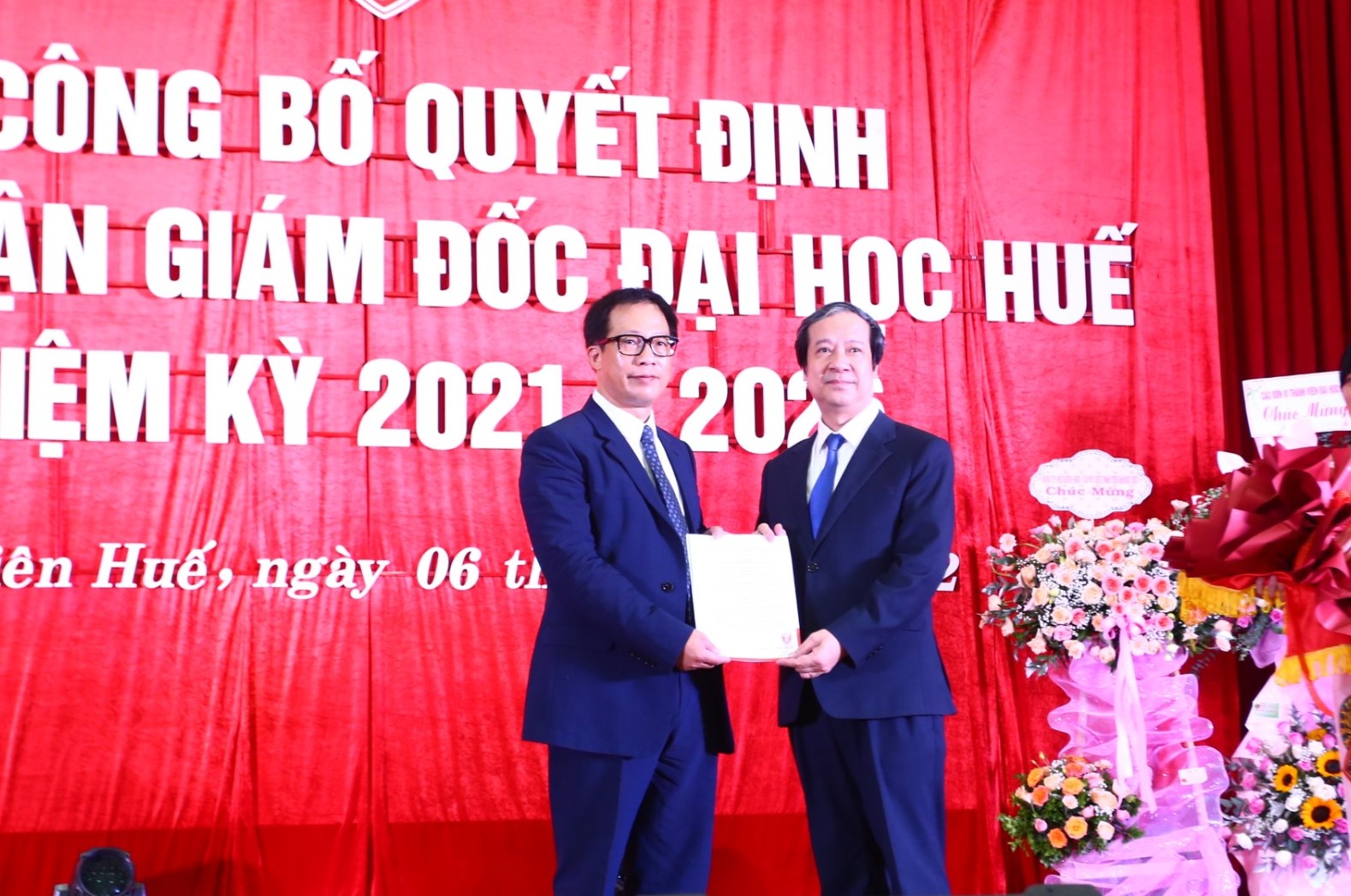 Tân Giám đốc ĐH Huế hứa sẽ nỗ lực đưa ĐH Huế trở thành ĐH Quốc gia