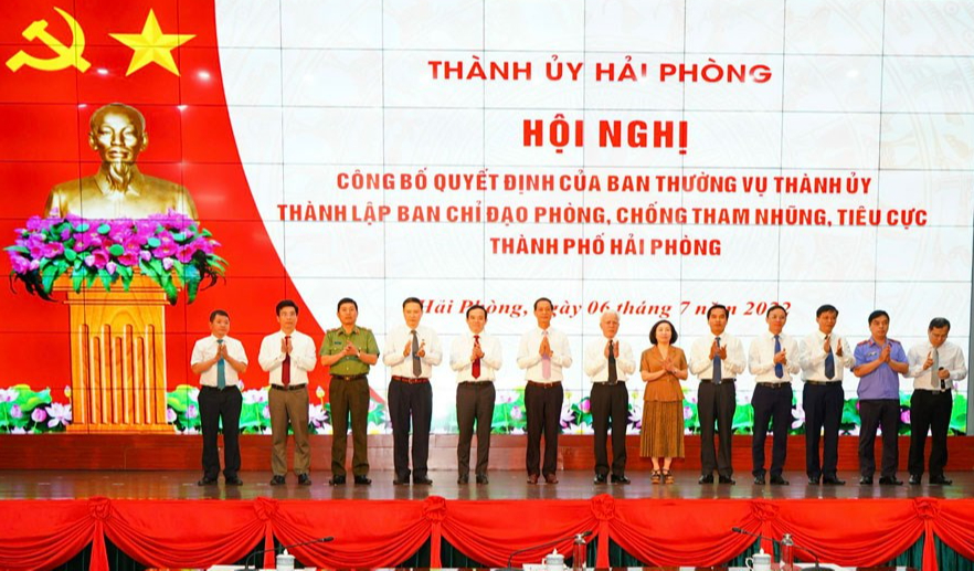 Bí thư Trần Lưu Quang làm Trưởng Ban chỉ đạo phòng chống tham nhũng, tiêu cực Hải Phòng