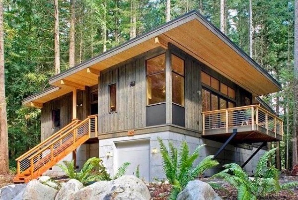 Những mẫu thiết kế nhà gỗ vừa độc đáo sang trọng, vừa mộc mạc gần gũi thiên nhiên