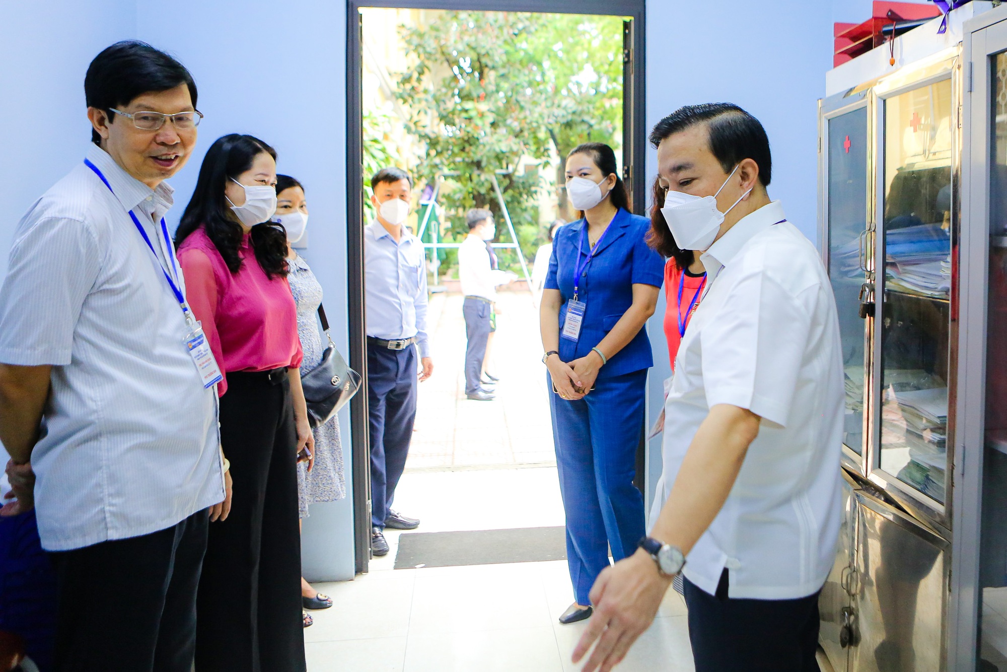 Thị sát công tác tổ chức kỳ thi tốt nghiệp THPT 2022