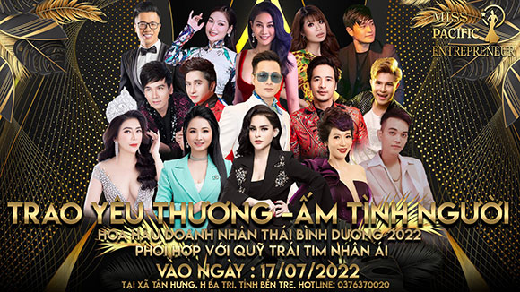 Hoa hậu doanh nhân Thái Bình Dương, hành trình yêu thương từ trái tim, đến trái tim