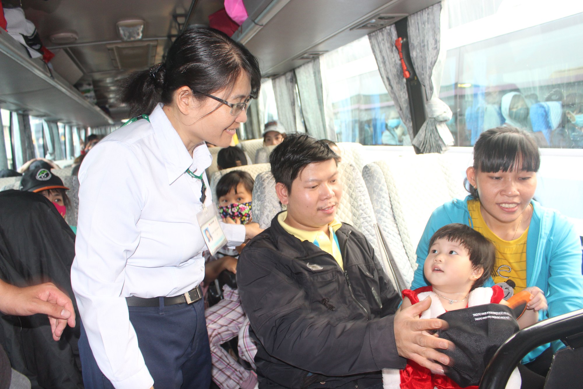 Nữ thủ lĩnh tận tâm với người lao động
