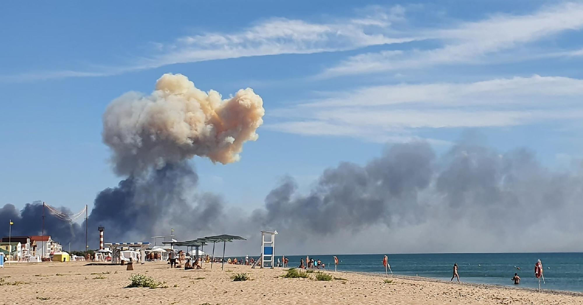 Ukraine: Nga mất 9 chiến đấu cơ trong các vụ nổ ở Crimea
