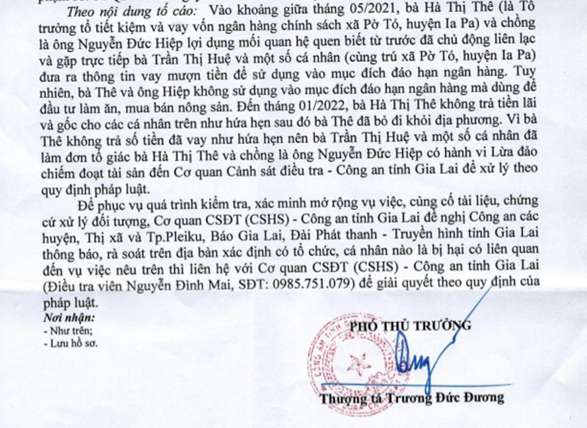 Đôi vợ chồng ở "hóc Pờ Tó" bị tố lừa đảo, chiếm đoạt 21 tỉ đồng