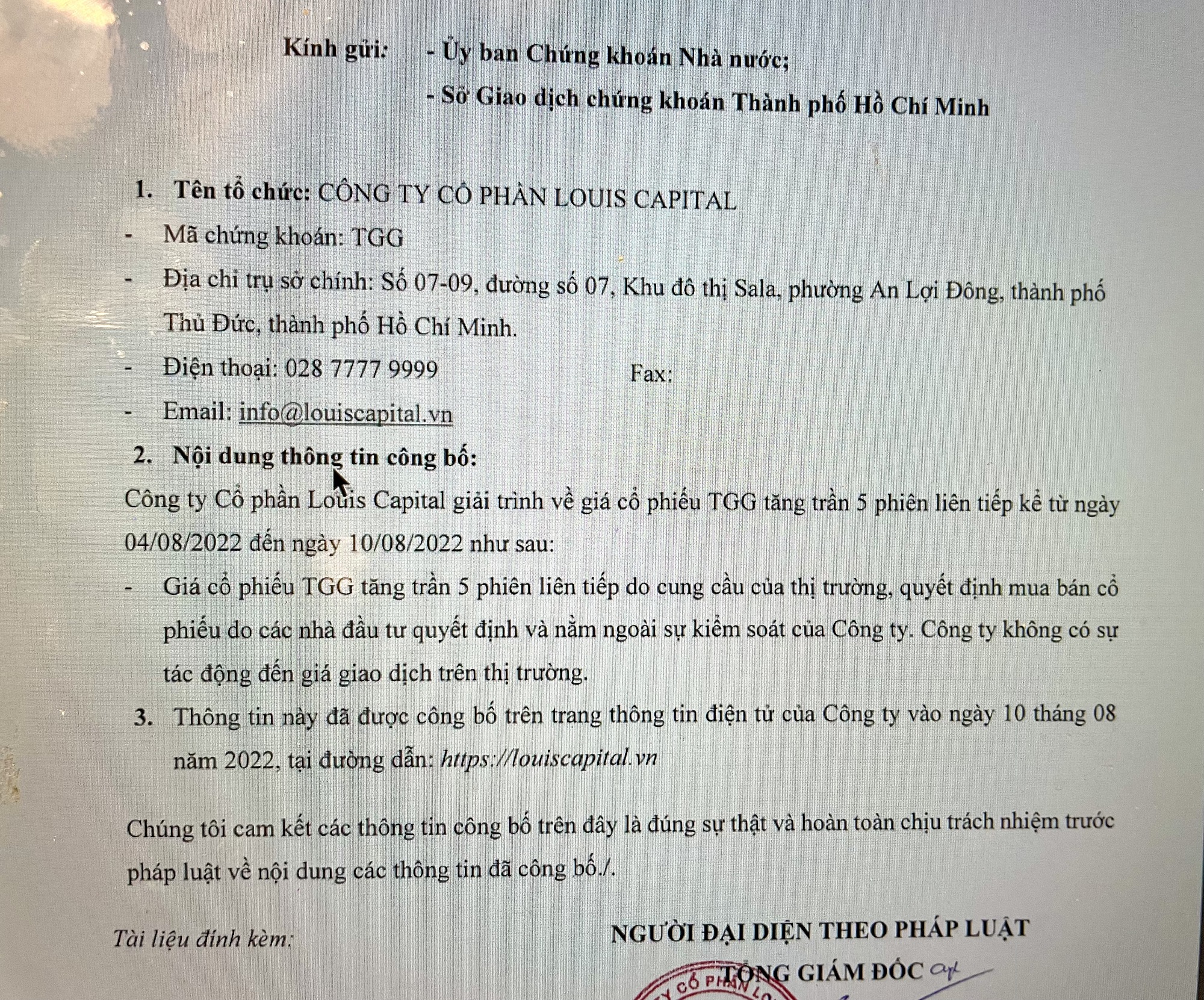 Cổ phiếu TGG của Louis Capital tăng trần 6 phi&ecirc;n li&ecirc;n tiếp, v&igrave; sao? - Ảnh 1.
