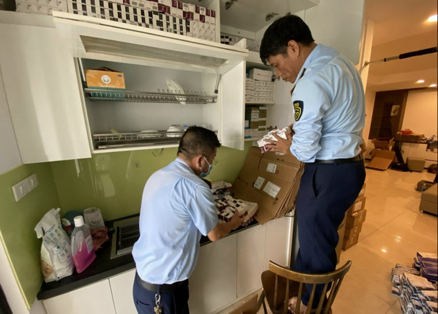 Phát hiện kho thuốc tại chung cư cao cấp
