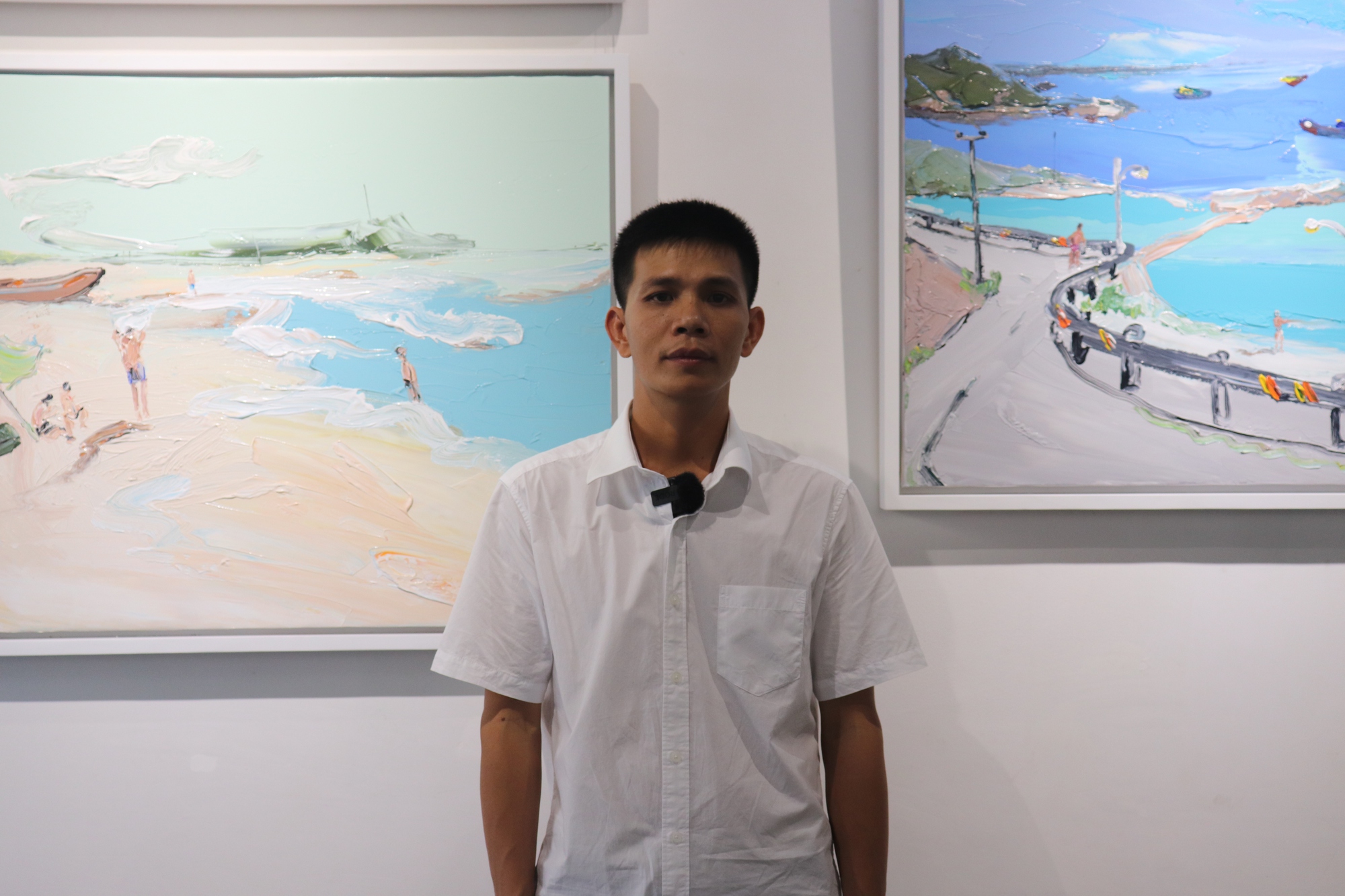 Miền k&yacute; ức qua Bến qu&ecirc; của họa sĩ Nguyễn Văn T&ugrave;ng - Ảnh 1.