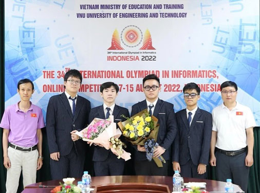 Việt Nam giành 4 huy chương tại Olympic Tin học quốc tế