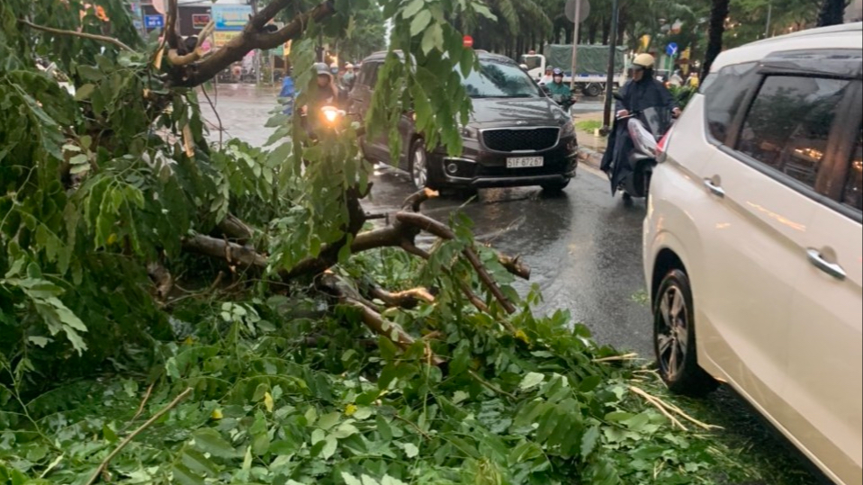 TP HCM: Giao th&ocirc;ng hỗn loạn v&igrave; mưa - Ảnh 3.