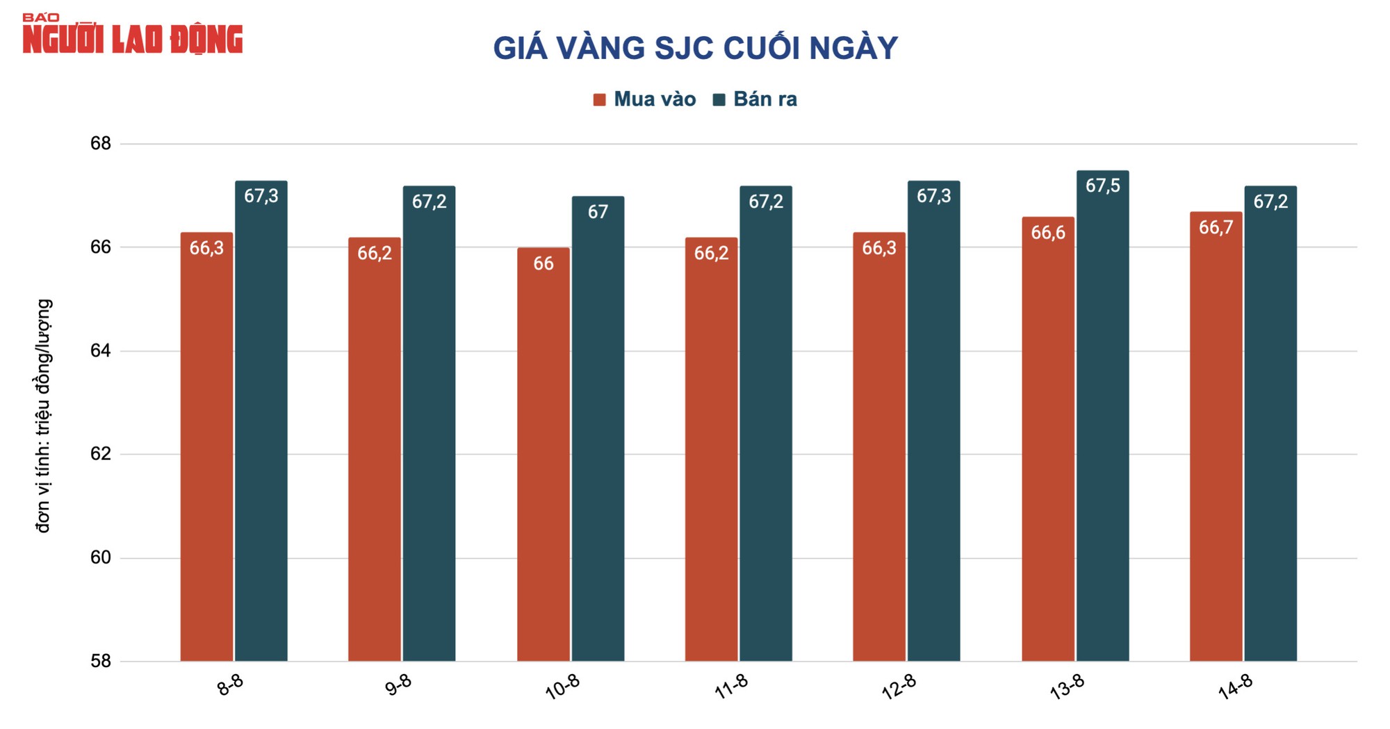 Gi&aacute; v&agrave;ng h&ocirc;m nay 15-8: V&agrave;ng SJC, v&agrave;ng nhẫn, trang sức đồng loạt giảm - Ảnh 2.