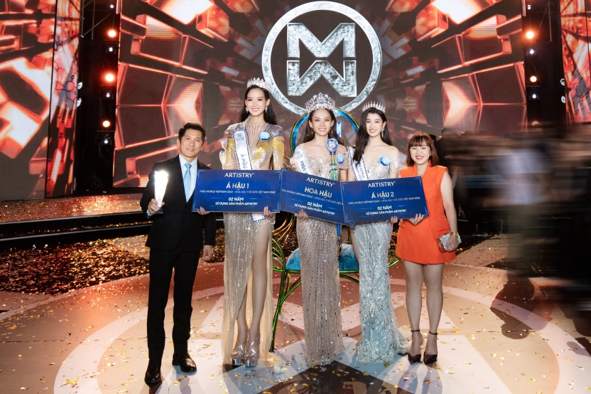 Artistry tài trợ mỹ phẩm cho Top 3 Miss World Việt Nam 2022