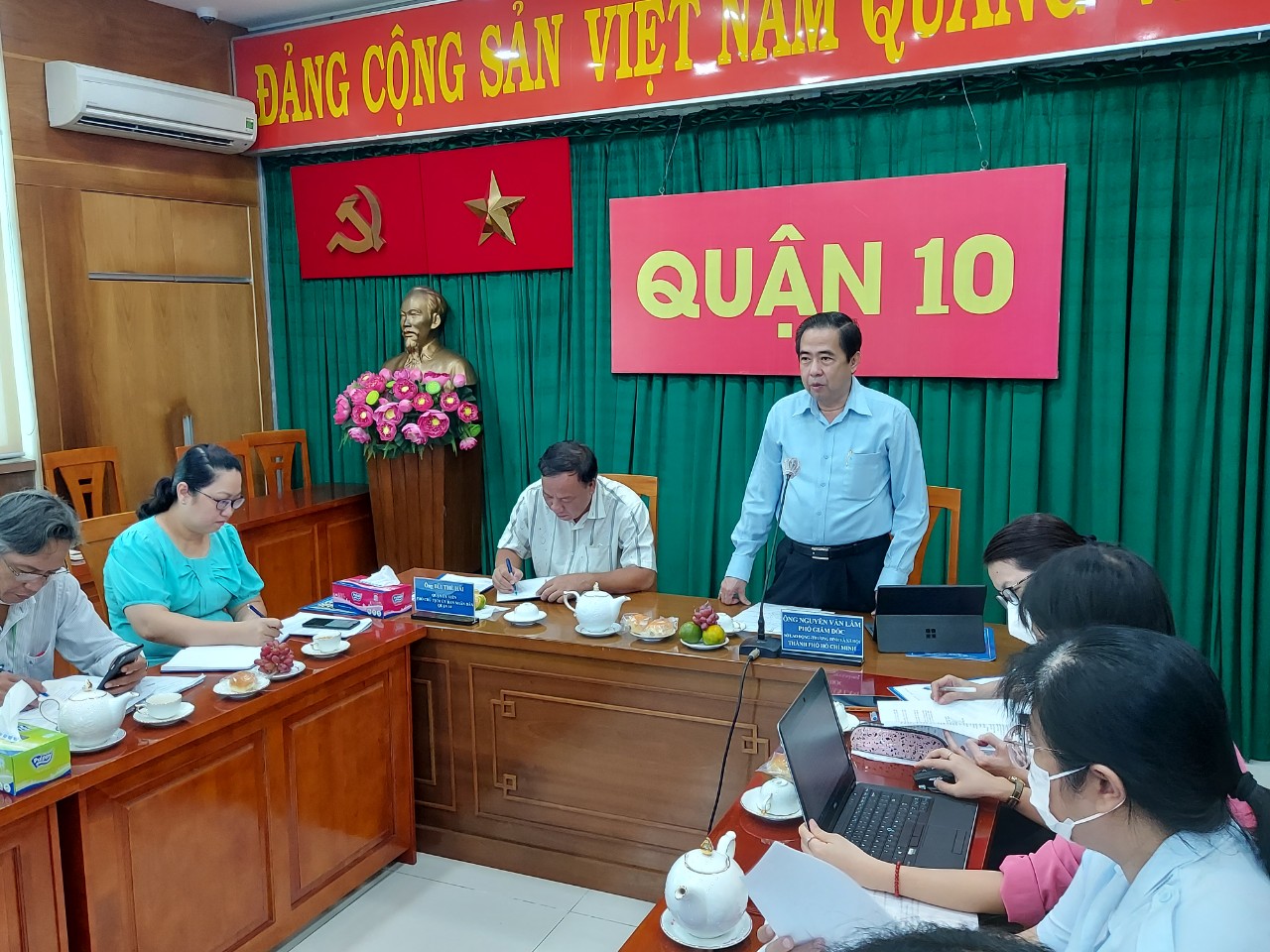 Quận 10, TP HCM: Ho&agrave;n tất hỗ trợ tiền thu&ecirc; nh&agrave; cho người lao động trước ng&agrave;y 24-8 - Ảnh 1.