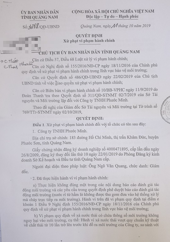 Quảng Nam y&ecirc;u cầu c&ocirc;ng ty của đại gia v&agrave;ng Ng&ocirc; Văn Quang tạm dừng hoạt động - Ảnh 5.