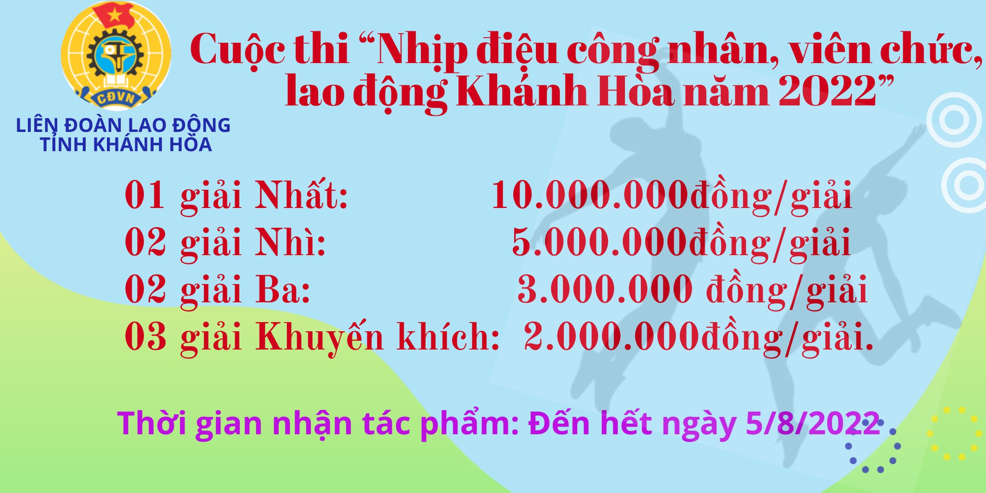 Ph&aacute;t động cuộc thi nhịp điệu c&ocirc;ng nh&acirc;n, vi&ecirc;n chức, lao động Kh&aacute;nh H&ograve;a - Ảnh 1.