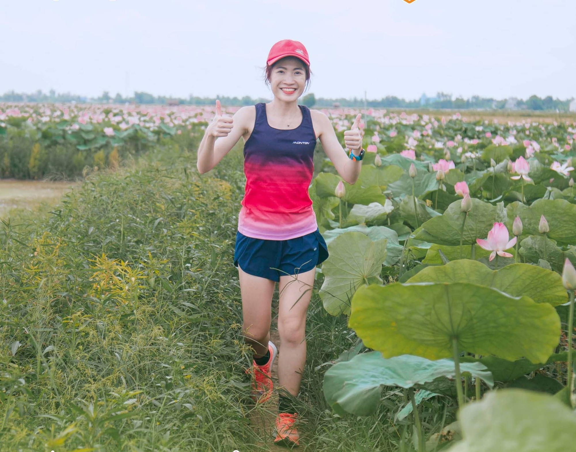 Chạy giữa Đồng Th&aacute;p Mười - Ảnh 1.