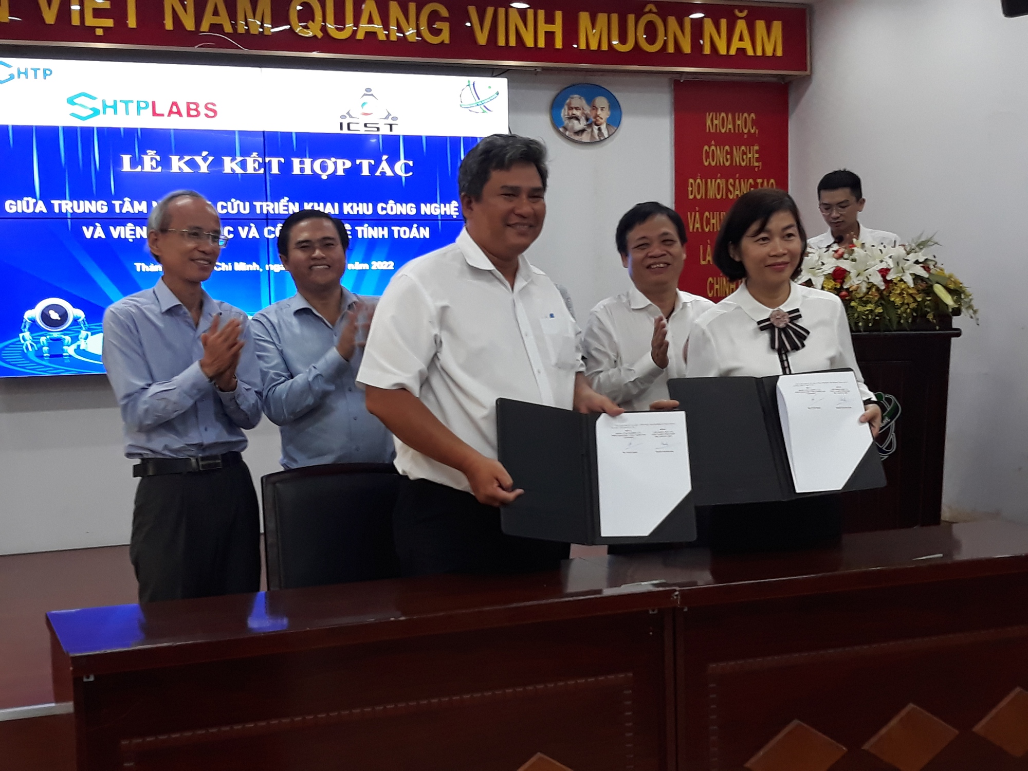 SHTP Labs và ICST "bắt tay" thực hiện nhiệm vụ nghiên cứu KH-CN