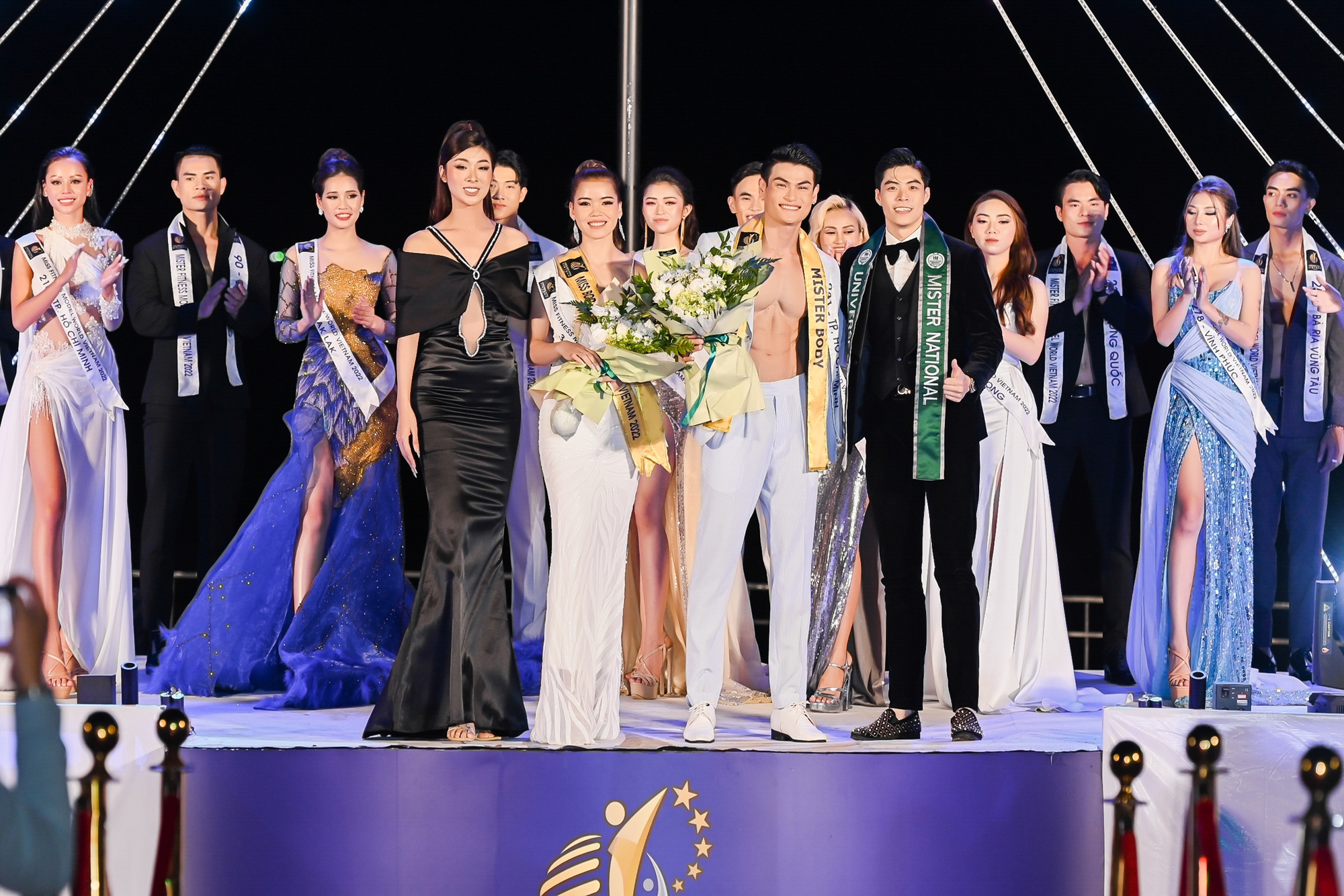 Kim Minh Sơn – Diễm My đăng quang Fitness Model World Vietnam 2022