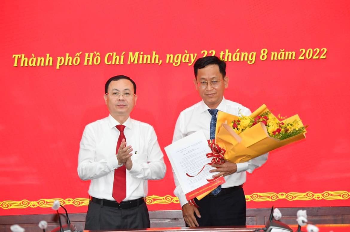 Ông Trần Quốc Trung giữ chức Phó Trưởng Ban Nội chính Thành ủy TP HCM